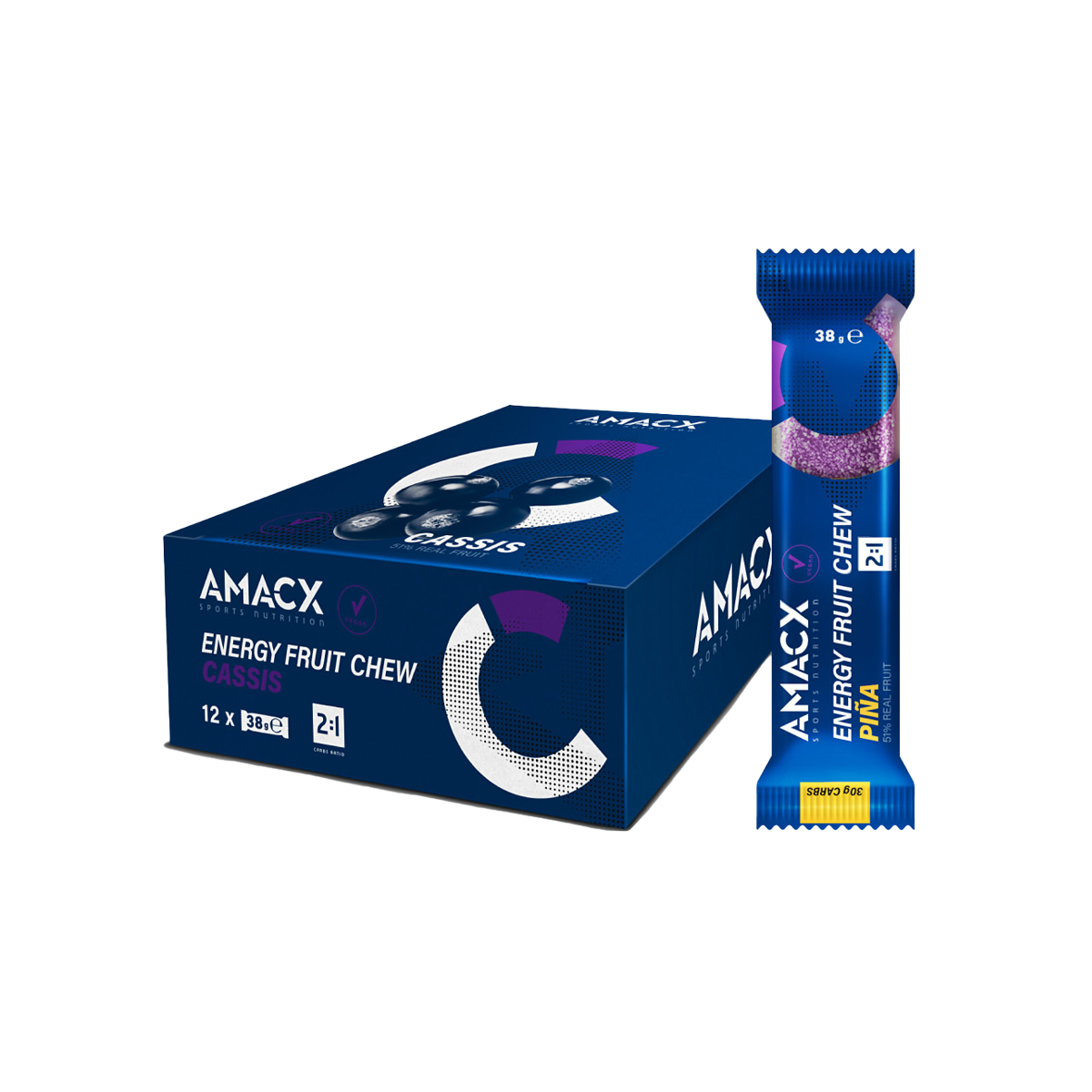 Amacx | Energy Fruit Chew | 38 gram