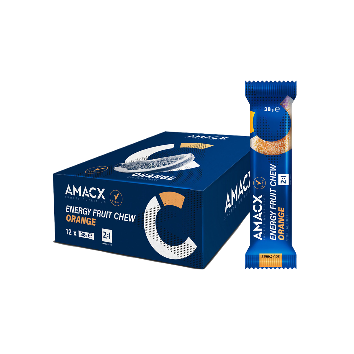 Amacx | Energy Fruit Chew | 38 gram