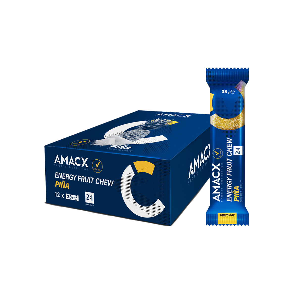 Amacx | Energy Fruit Chew | 38 gram