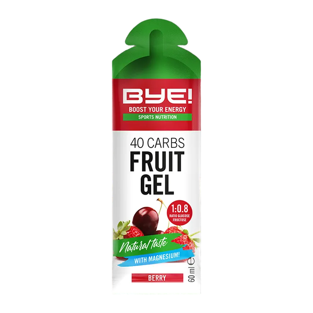 BYE! | 40 Carbs Fruit Gel | 60 ml