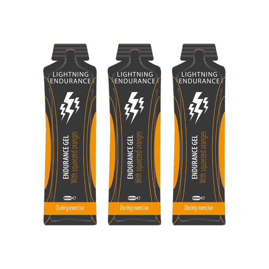 Lightning | Energy Gel Squeezed Fruit Juice | Orange | 60 ml