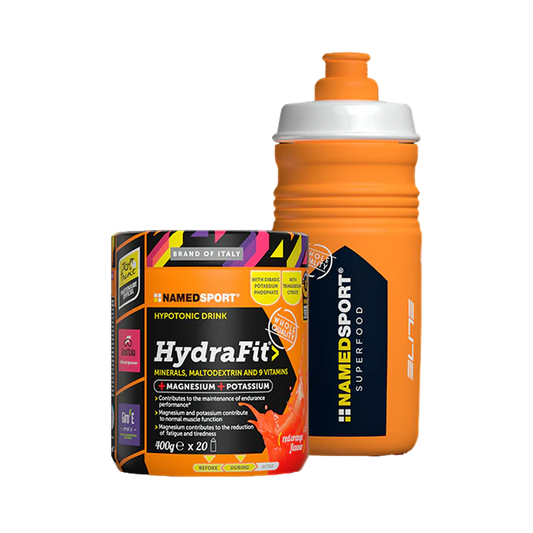 NamedSport | HydraFit Hypotonic Drink | 400 gram | Gratis Elite Bidon