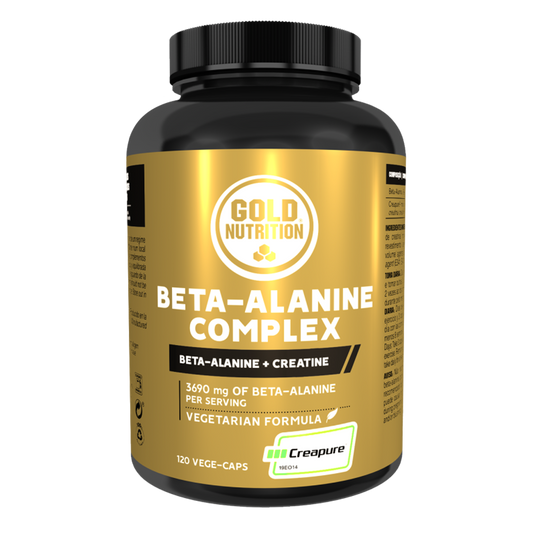 GoldNutrition | Beta Alanine Complex | 120 Veggie Caps