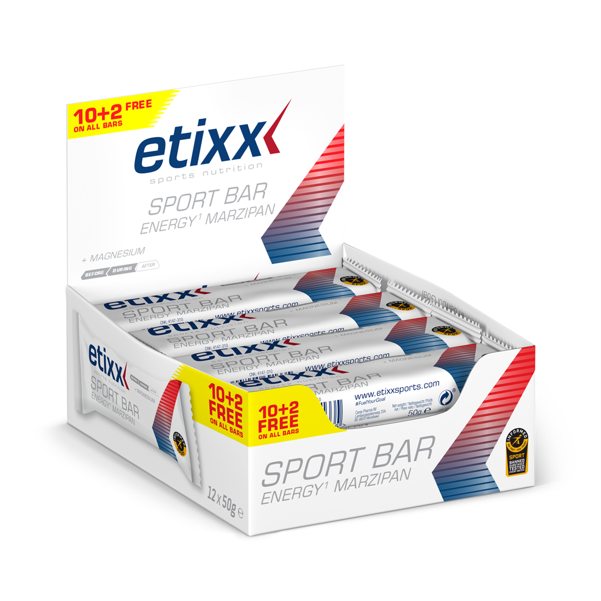 Etixx | Energy Marzipan Sport Bar | 50 gram