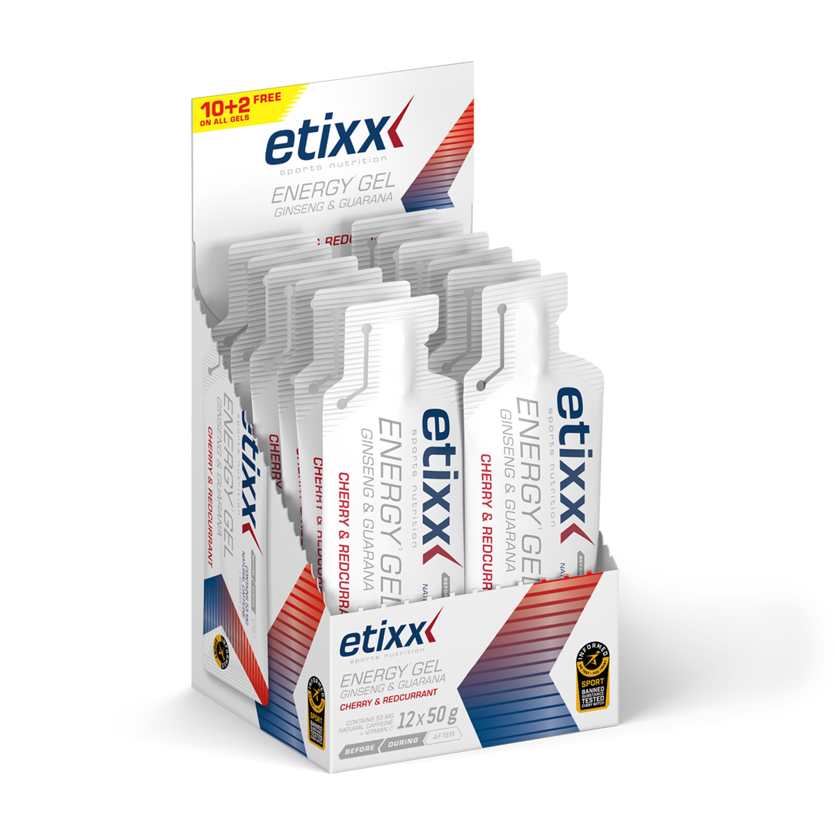 Etixx | Energy Gel | Ginseng & Guarana | 50 gram