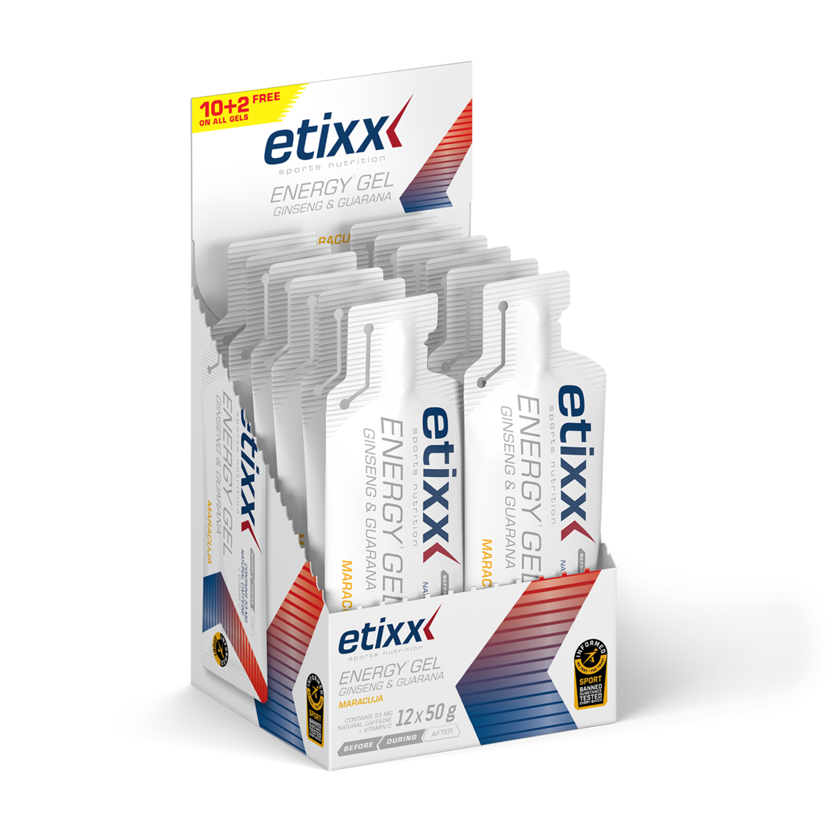 Etixx | Energy Gel | Ginseng & Guarana | 50 gram