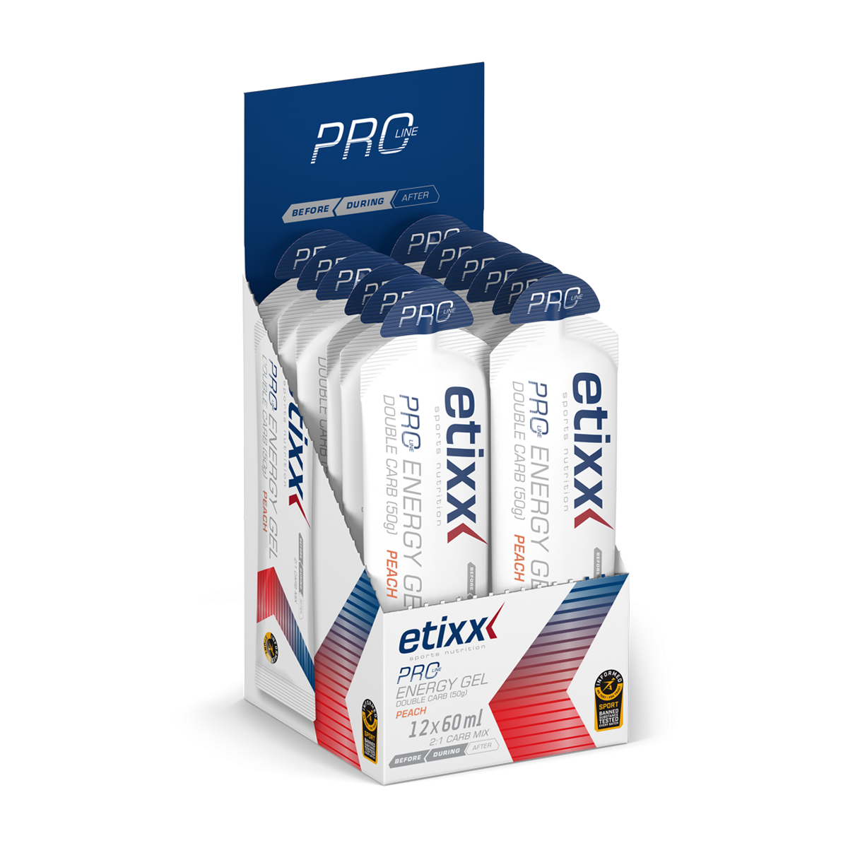 Etixx | Energy Gel | Double Carb | 60 ml